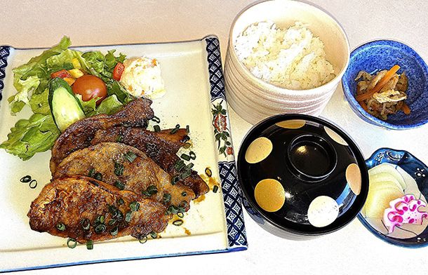 道産豚ロースの山椒焼き